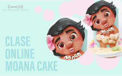 Clase Online Moana Cake