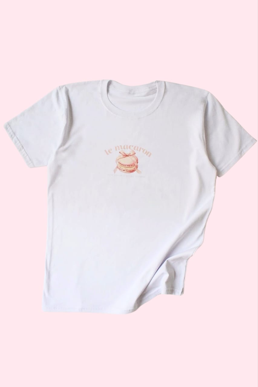 Remera Estampa Le Macaron