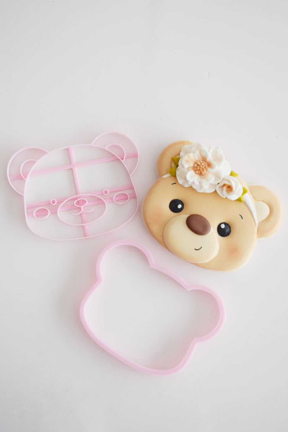 Oso carita Cortante + Marcador