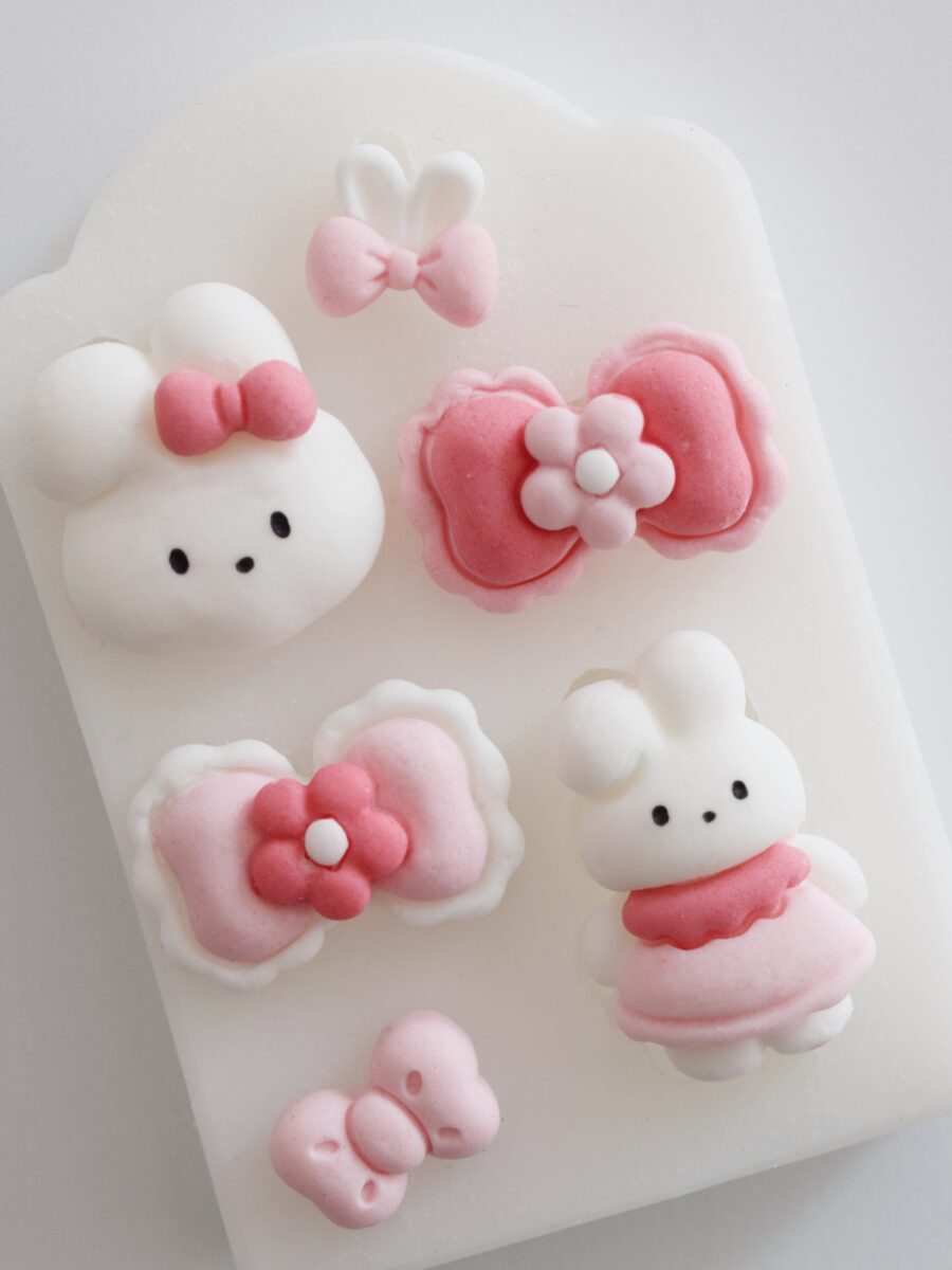 Molde Conejita con moños