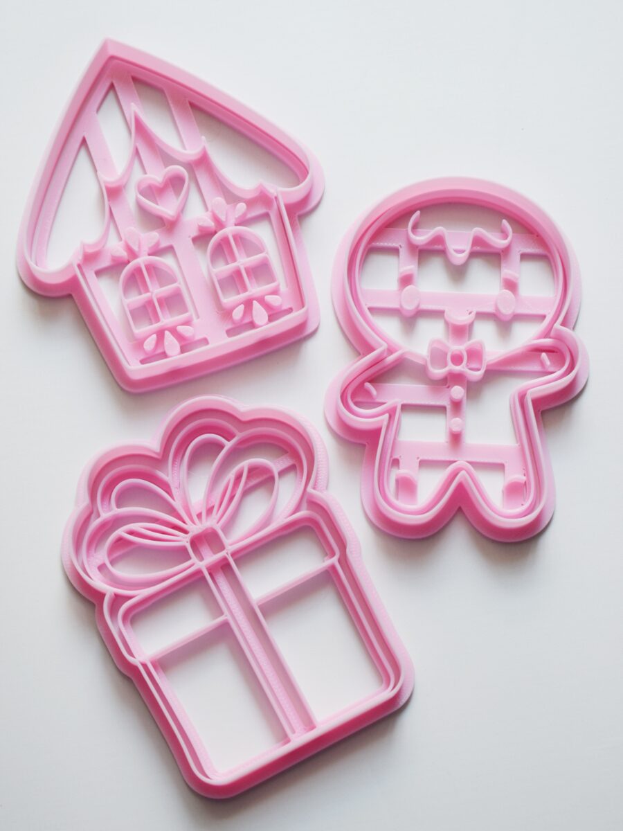 Set 3 Cookies Navideñas - Cortantes + Marcadores