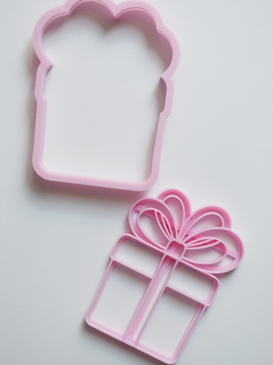 Regalo, paquete con moño - Cortante + Marcador