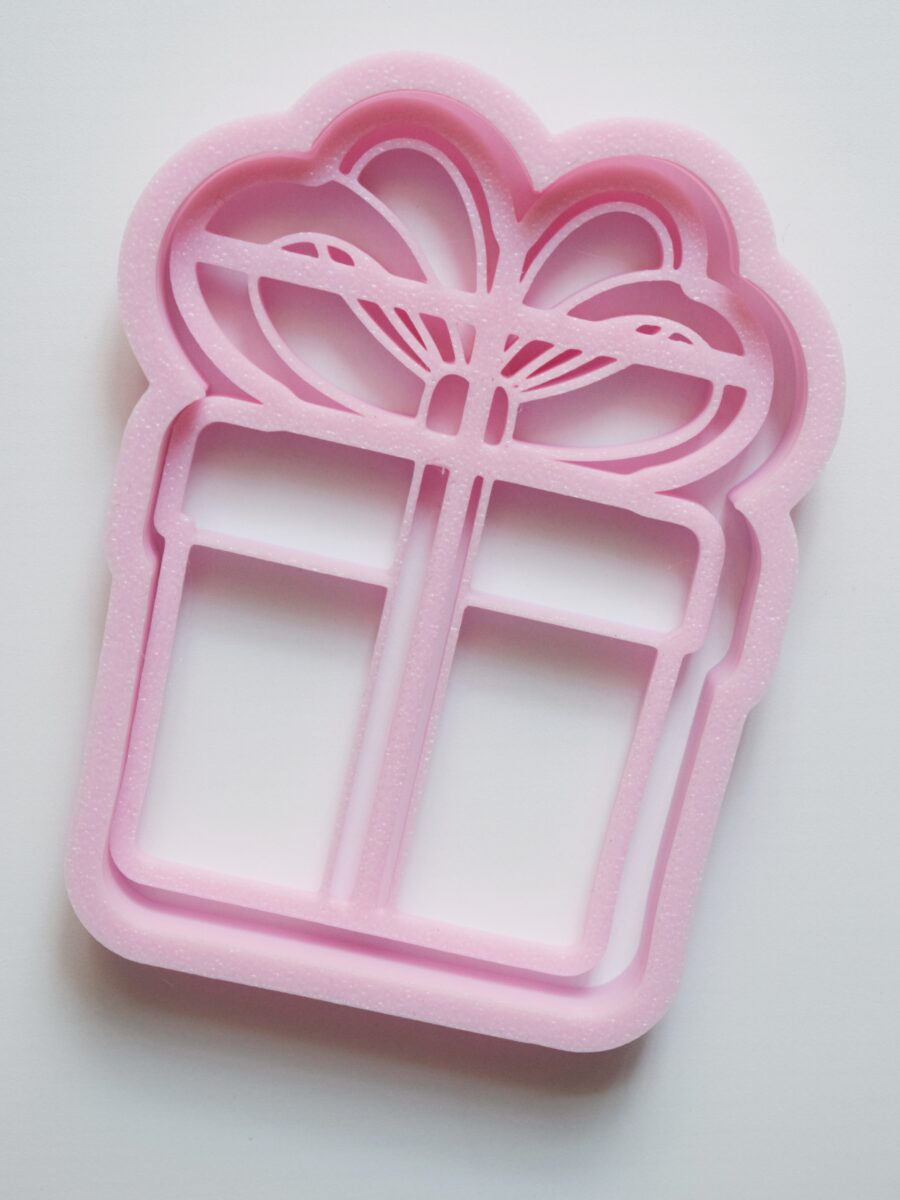 Regalo, paquete con moño - Cortante + Marcador