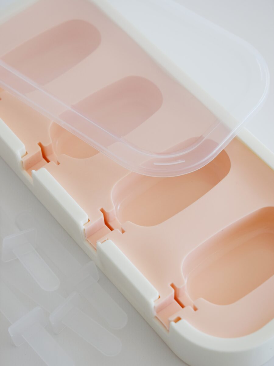 Molde Mini Ice-Pop 🍭 4 cavidades con base y tapa