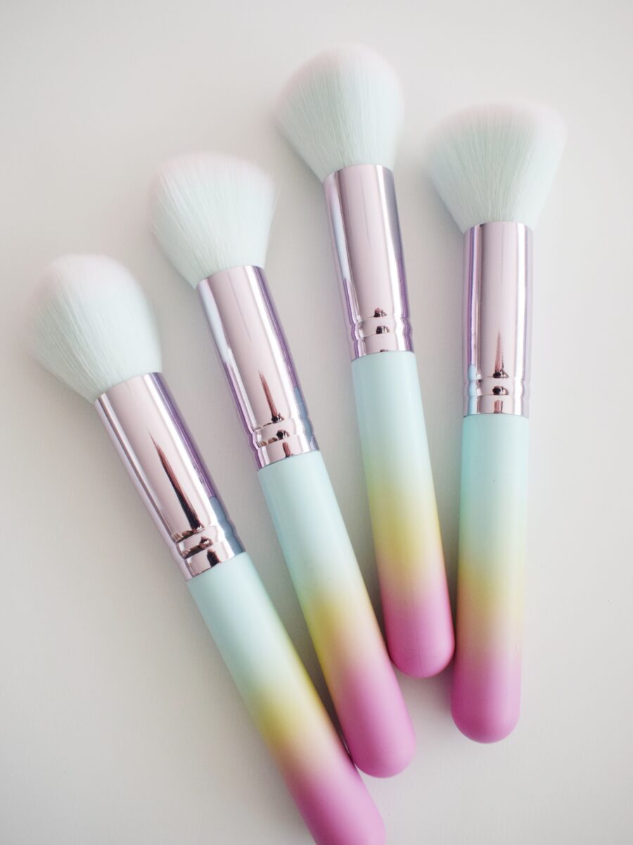 Nueva! Brocha grande - Color pastel