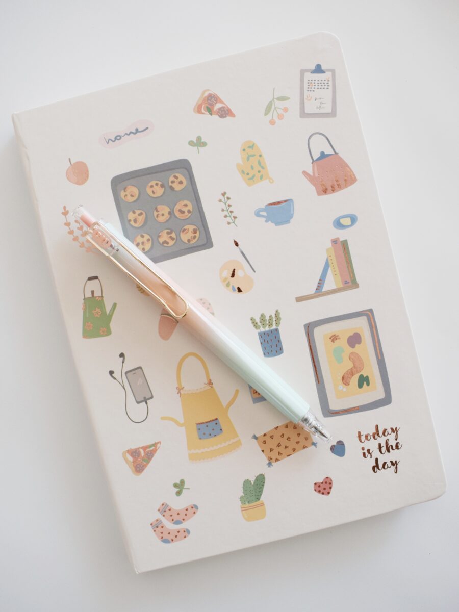 Cuaderno + Microfibra-Ideal Recetario (96 hojas rayadas - tapa dura)