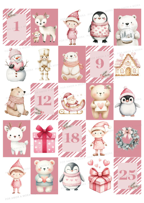 Cortante Calendario de Adviento